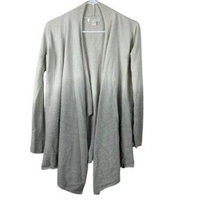 Barefoot Dreams Bamboo Chic Lite Gray Ombre Cardigan Size S/M Clean Girl